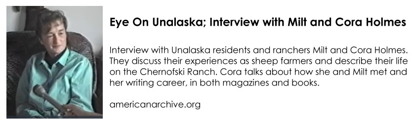 eye on unalaska interview with Cora and Milt Holmes